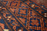 Vintage Bokara Rug 8'8'' x 9'7''
