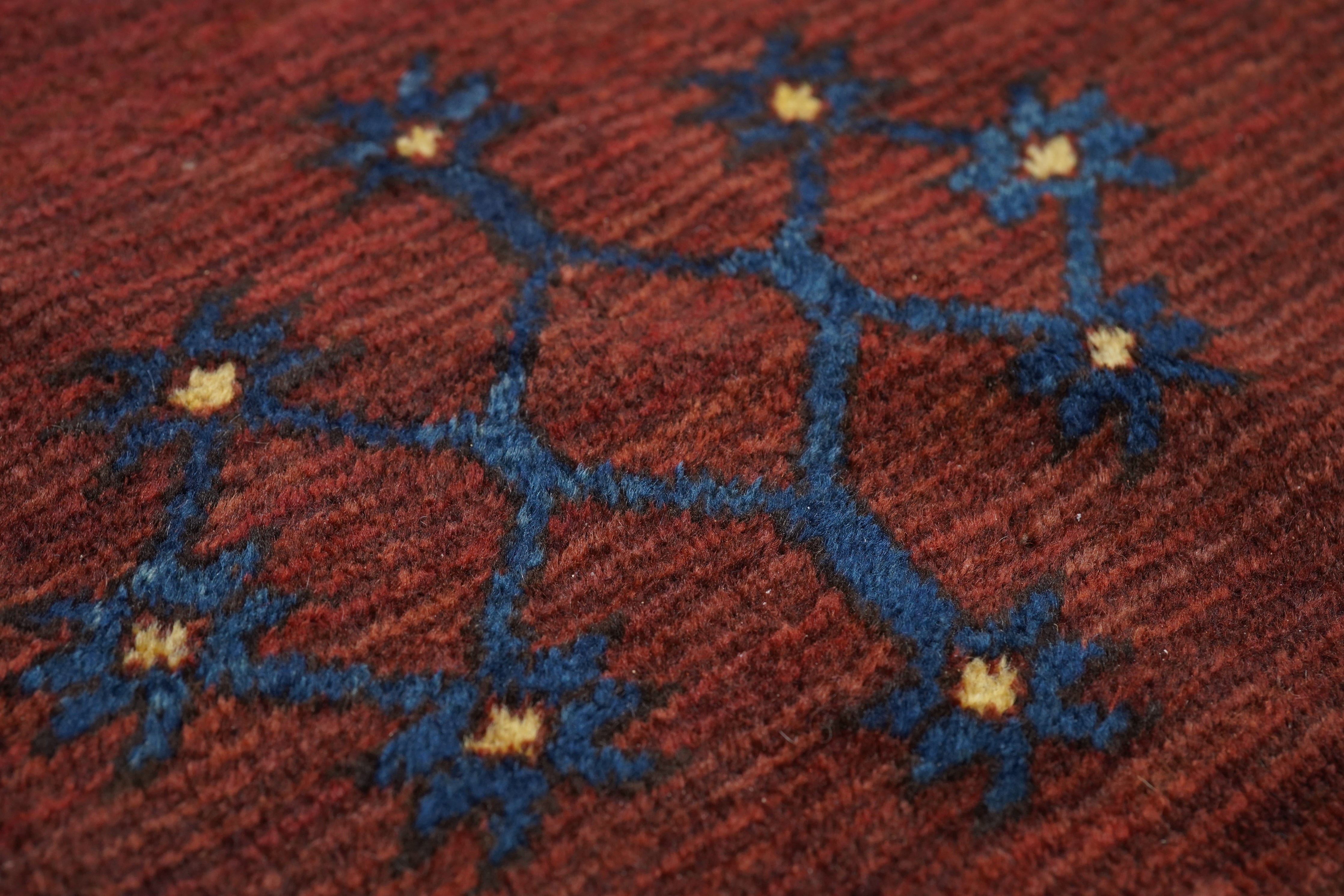 Vintage Bokara Rug 8'8'' x 9'7''