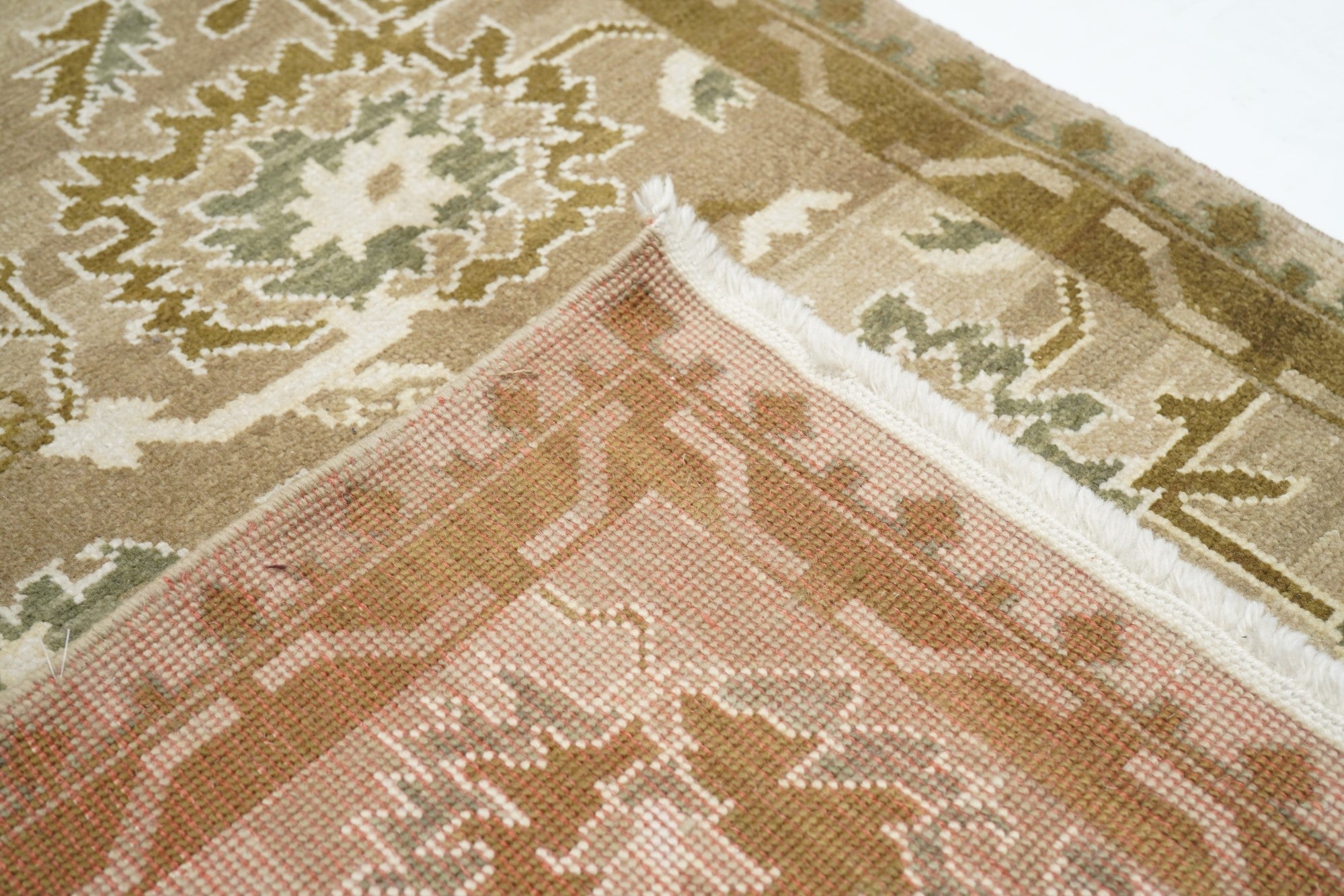 Turkish Oushak Rug 4'1'' x 6'1''