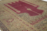 Antique Turkish Sivas Rug 4'3'' x 5'8''