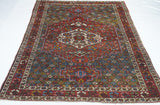 Fine Antique Bakhtiari Rug 4'4'' x 6'8''
