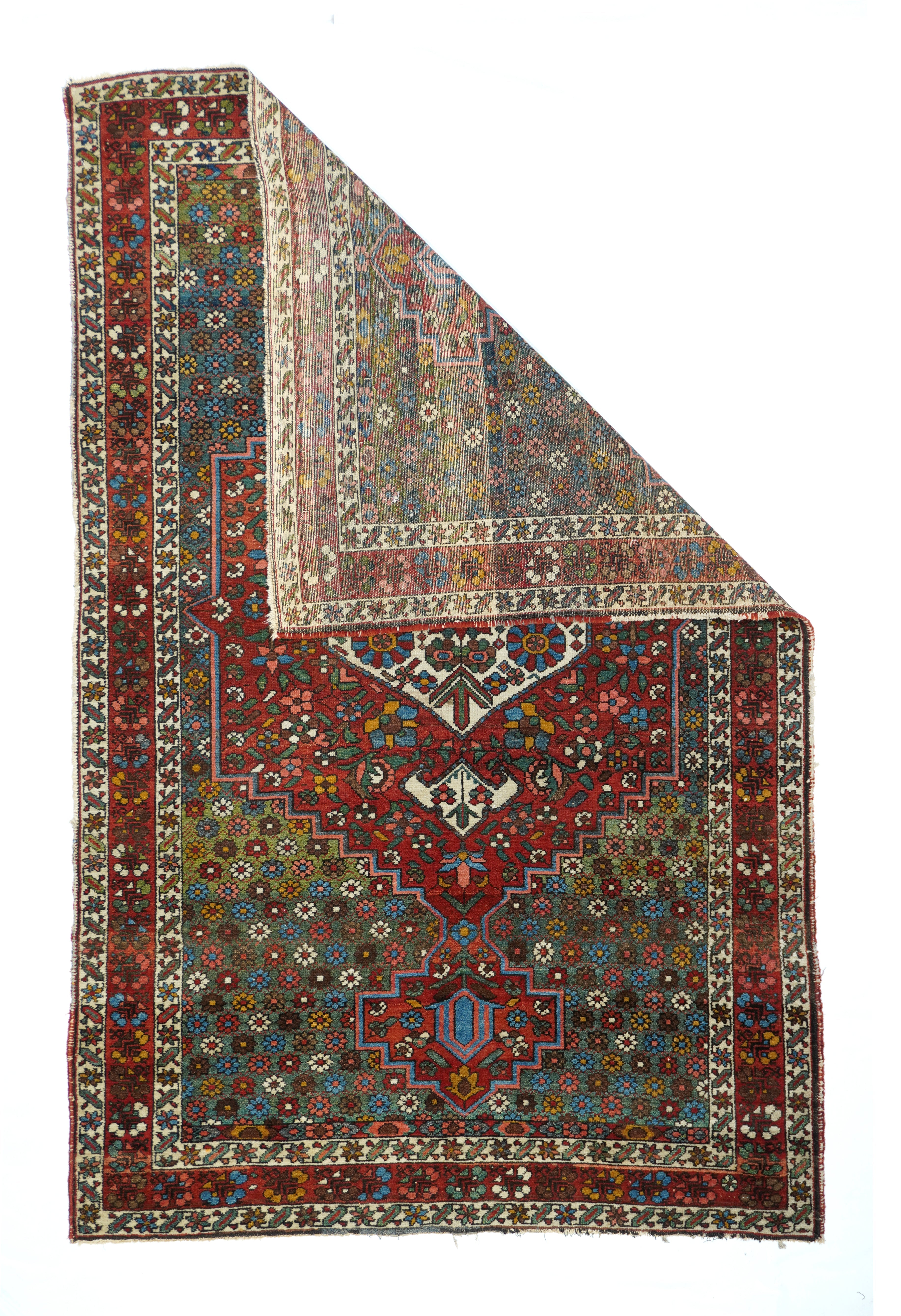 Fine Antique Bakhtiari Rug 4'4'' x 6'8''