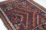 Antique Qashqai Shiraz Rug 4'8'' x 7'0"