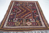 Antique Qashqai Shiraz Rug 4'8'' x 7'0"