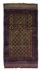 Vintage Balouch Rug 2'7'' x 5'
