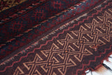 Vintage Baluch Rug 2'7'' x 5'0"