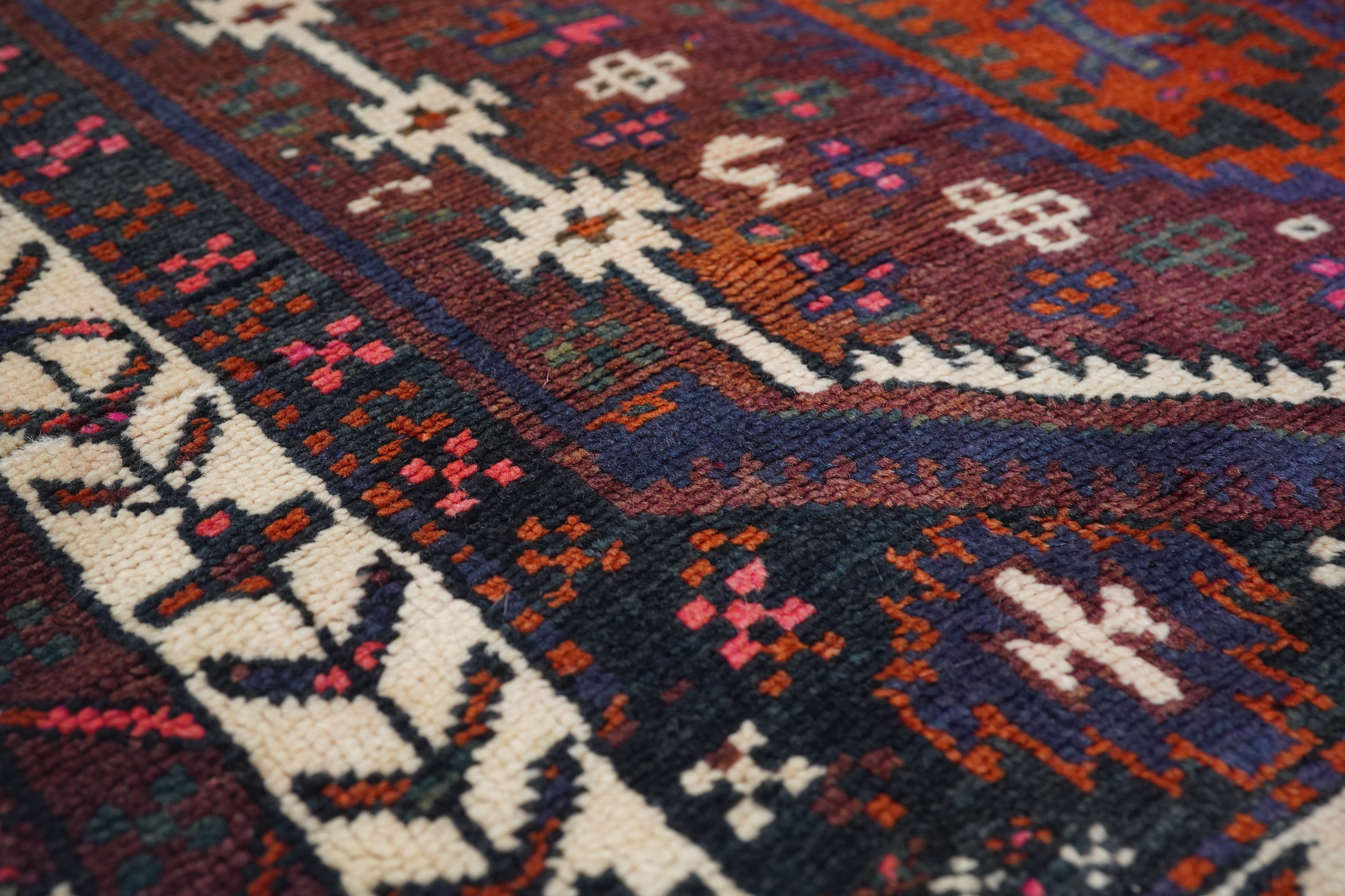 Vintage Baluch Rug 3'5'' x 6'2''