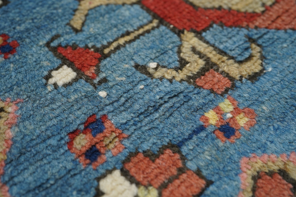 Antique Heriz Rug 5'2'' x 6'6''