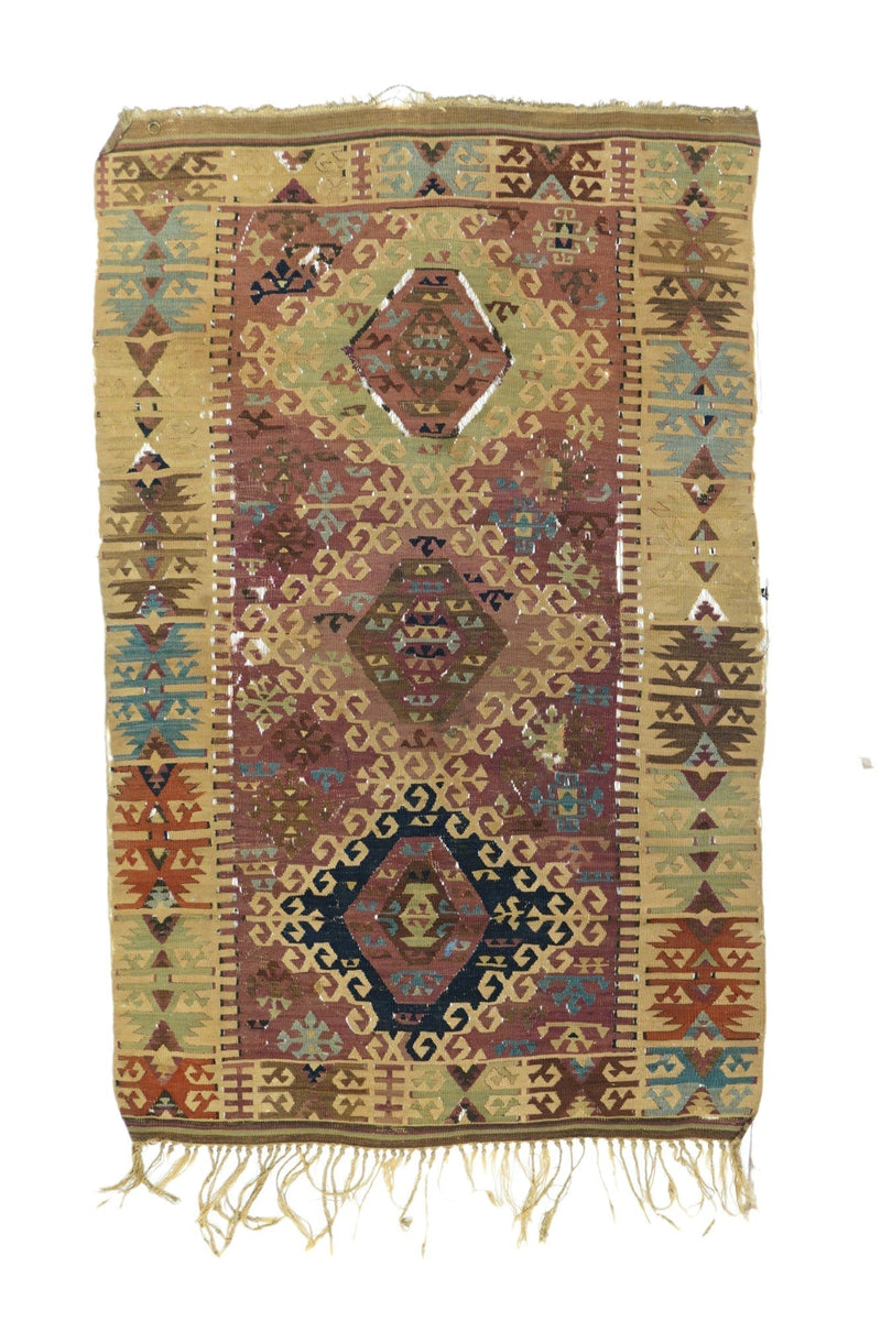 Antique Kilim Rug 3'0