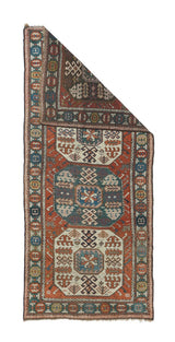 Antique Caucasian Kazak Rug 4'0" x 9'5''