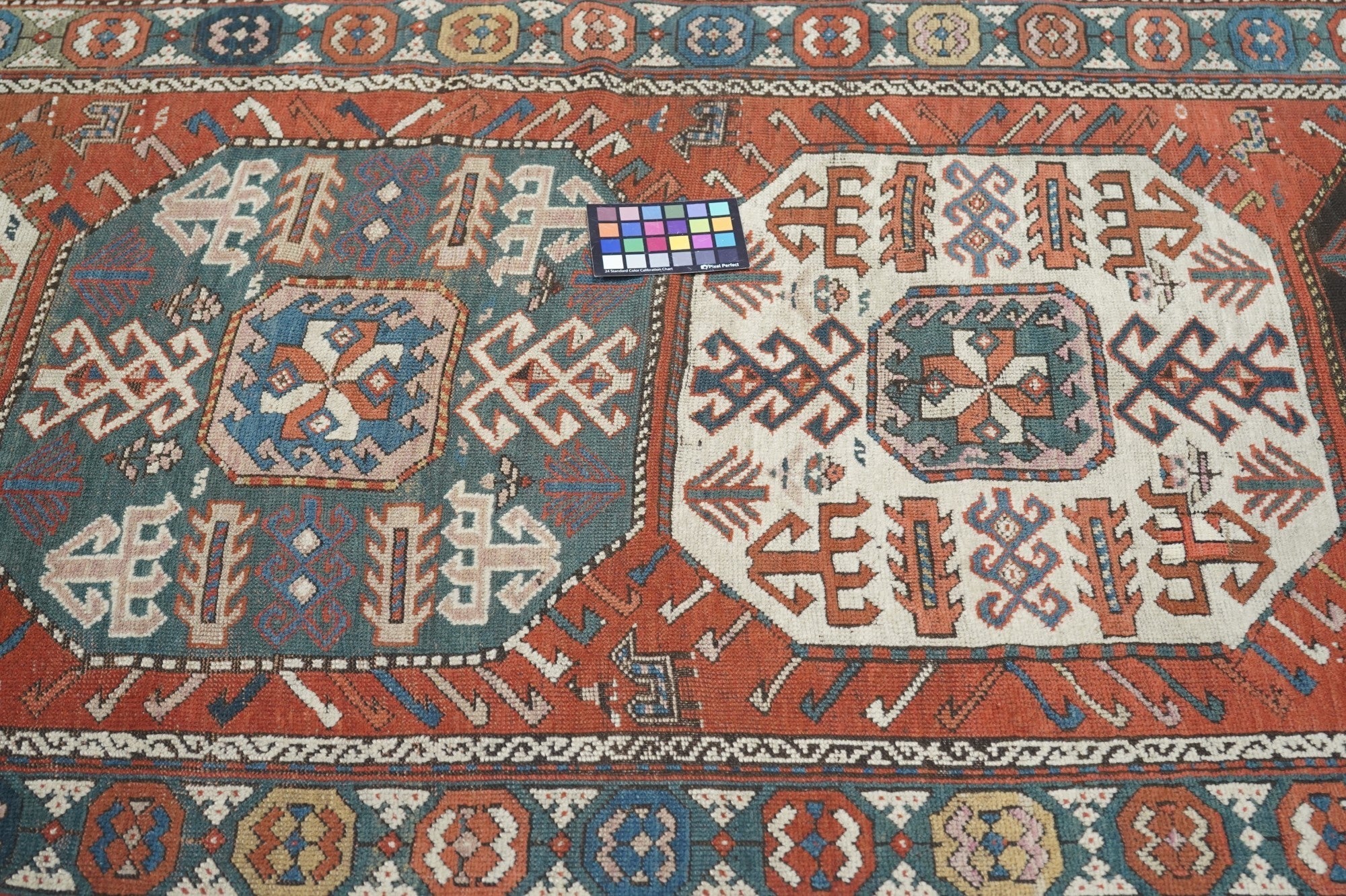 Antique Caucasian Kazak Rug 4'0" x 9'5''