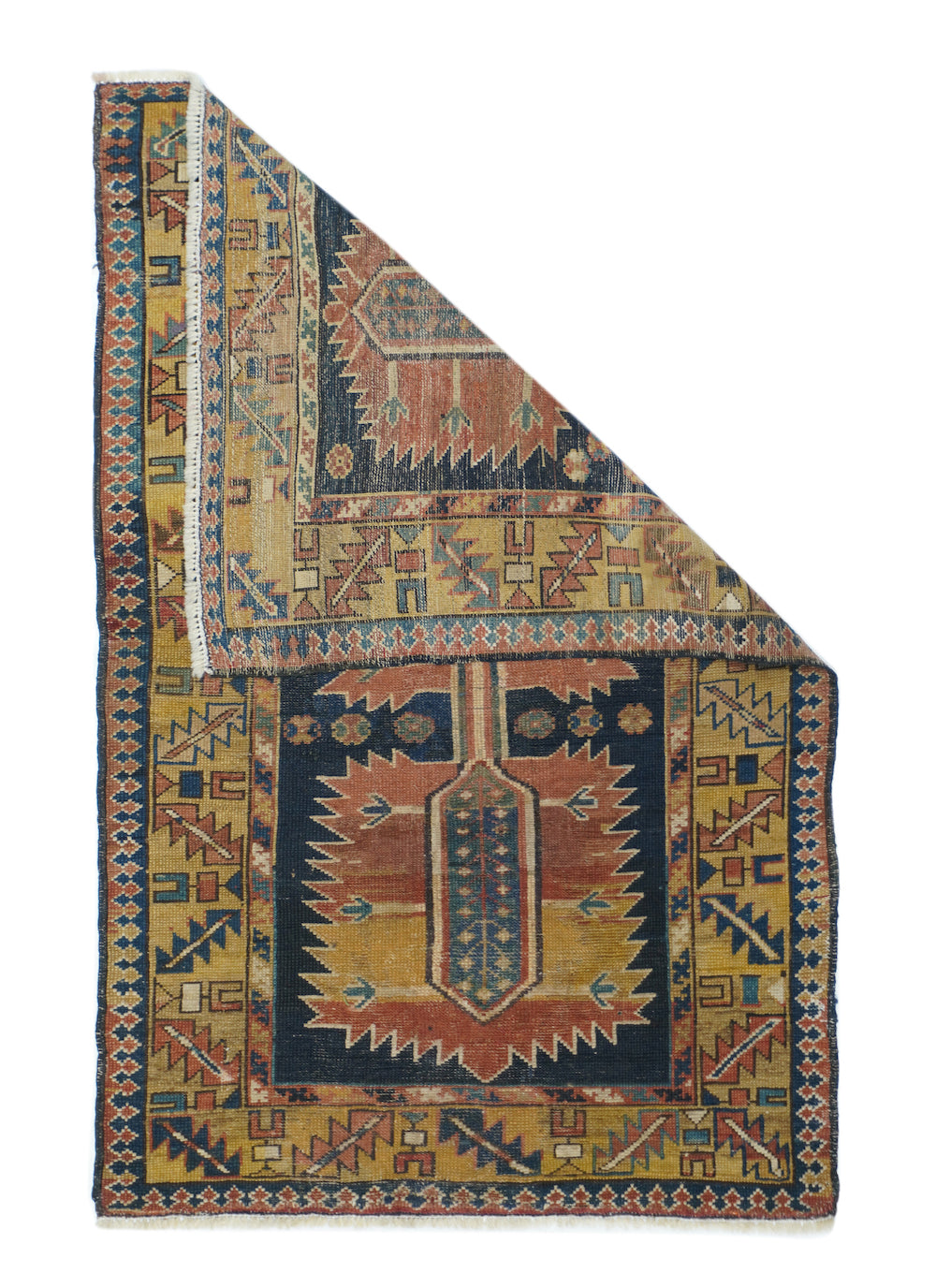 Antique Caucasian Shirvan Rug 2'6'' x 4'1''