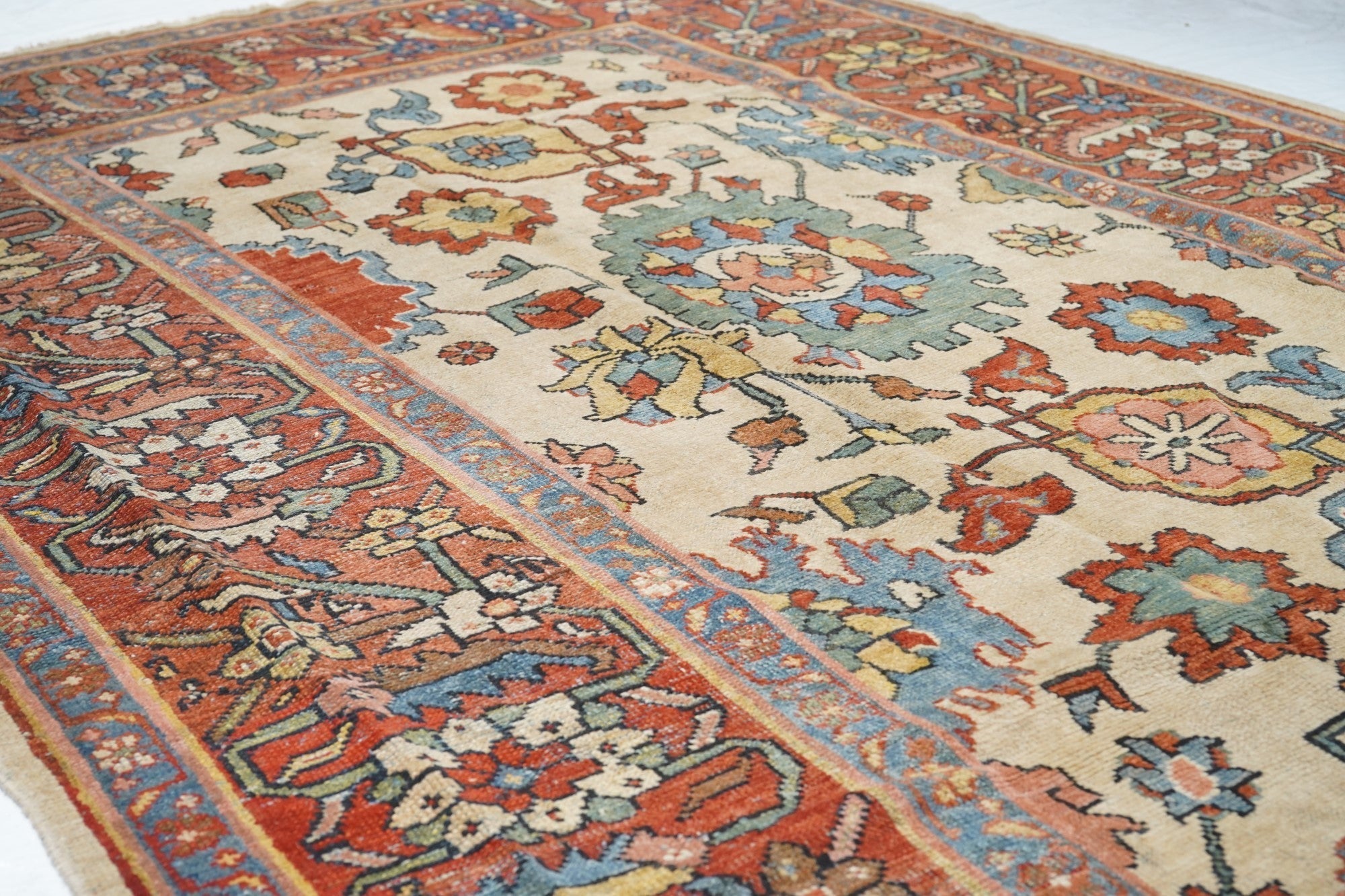 Antique Sultanabad Rug 6'8'' x 10'3''