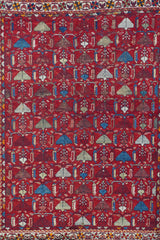 Antique Afshar Rug 5'0" x 6'5''