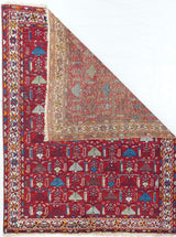 Antique Afshar Rug 5'0" x 6'5''