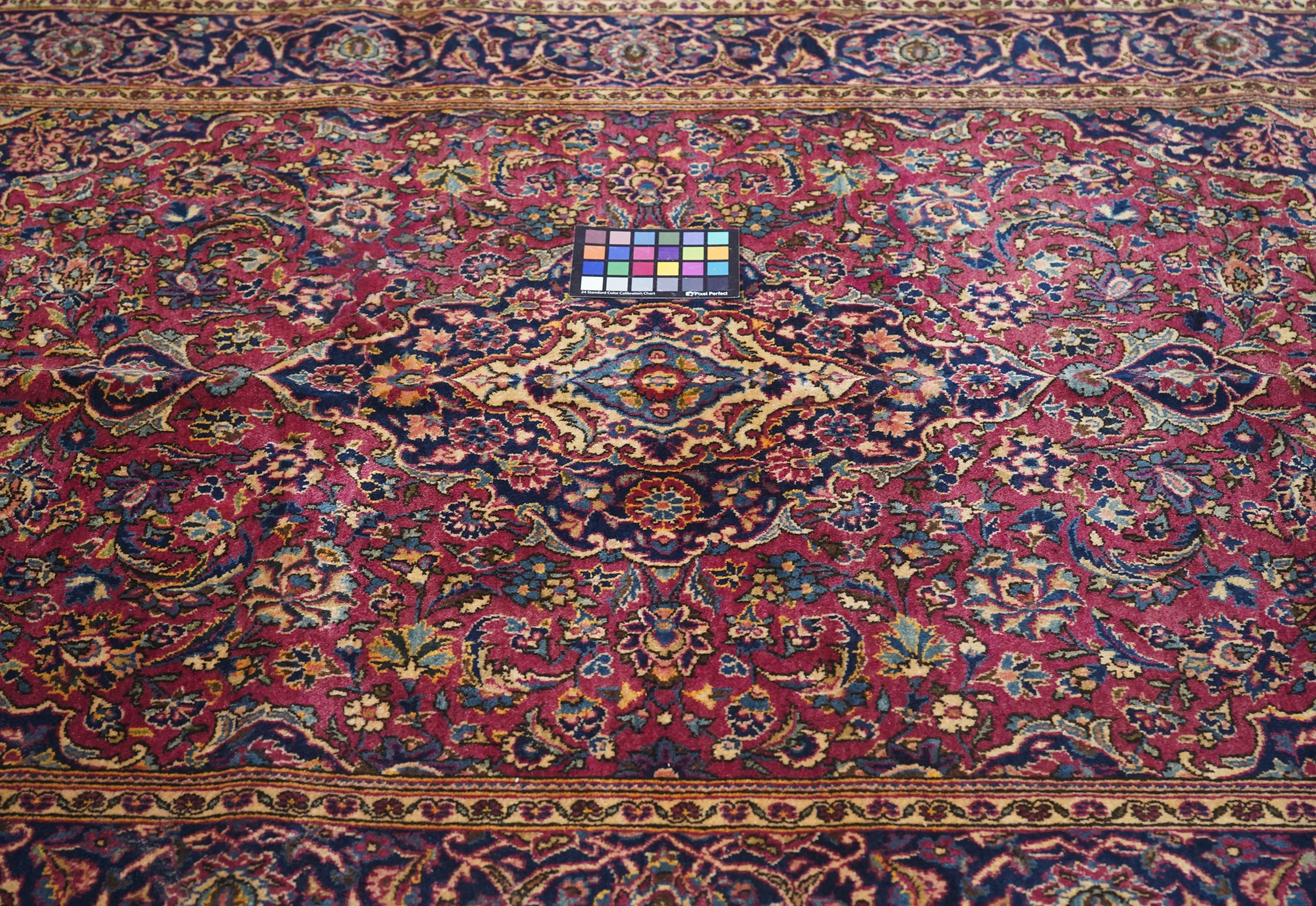 Vintage  Kashan Rug 4'4'' x 6'7''