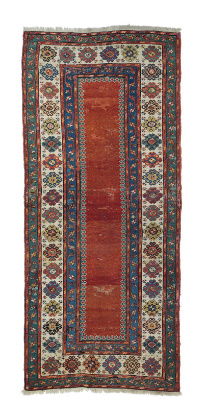Antique Caucasian Talish Rug 3'7'' x 8'5''