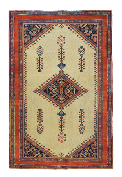 Antique Malayer Rug 4'3'' x 6'7''
