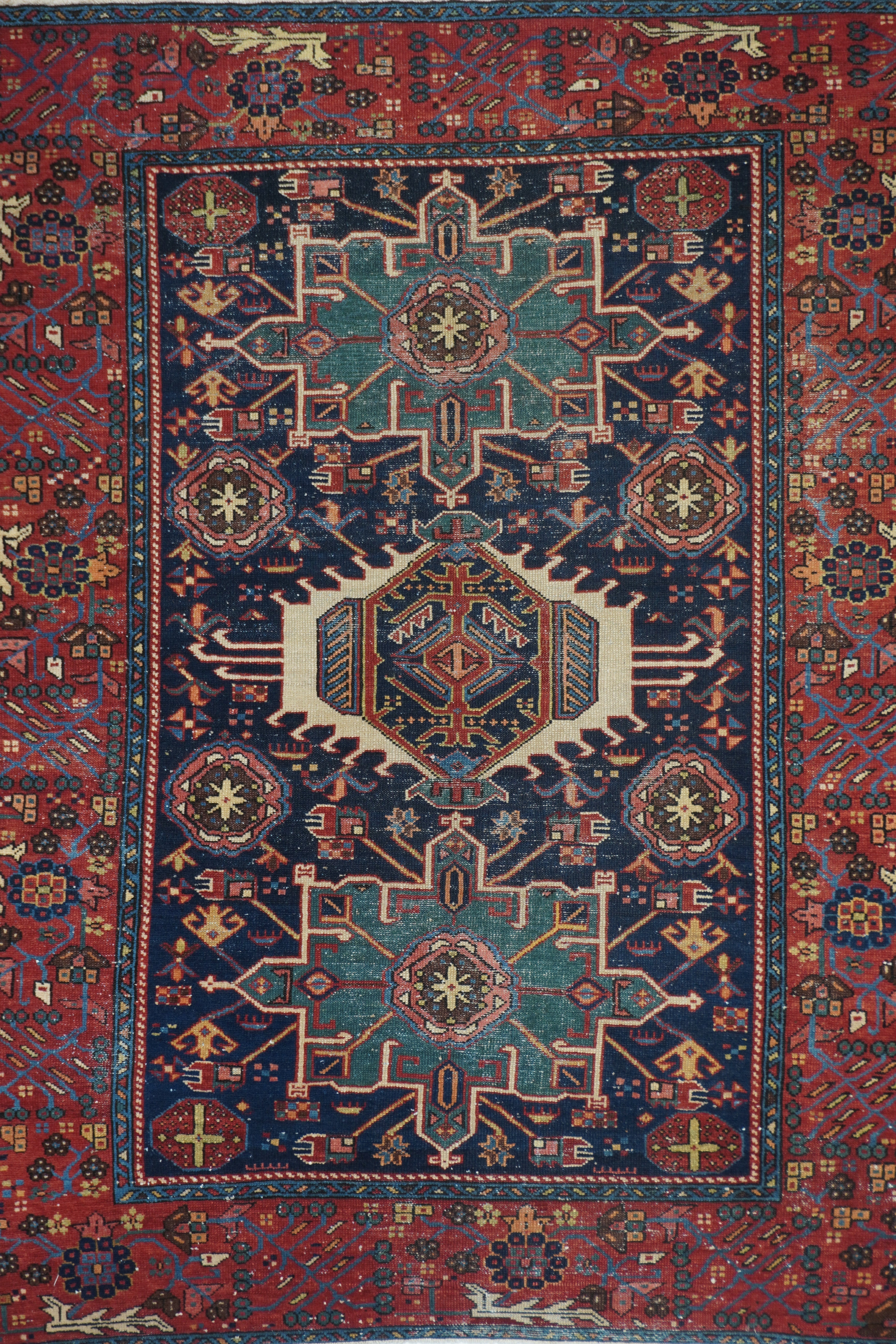 Antique Karajeh Rug 4'10'' x 6'3''