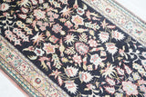 Fine  Silk Qum Runner 2'6'' x 10'2''