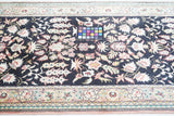 Fine  Silk Qum Runner 2'6'' x 10'2''