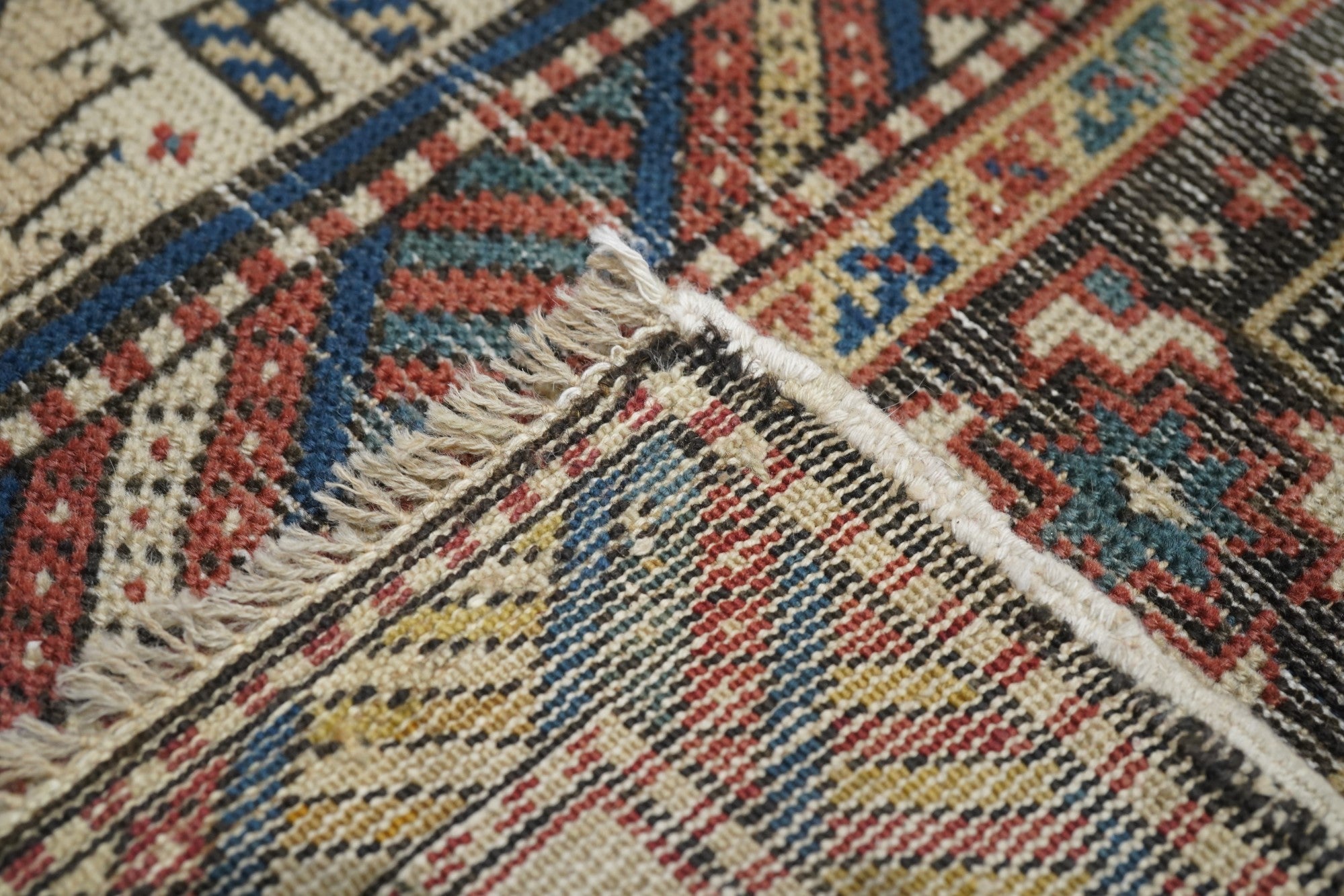 Antique Caucasian Shirvan Rug 3'3'' x 5'9''
