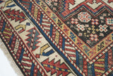 Antique Caucasian Shirvan Rug 3'3'' x 5'9''