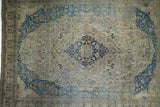 Antique Mohtasham Kashan Rug 10'0" x 13'0"