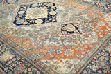 Antique Mohtasham Kashan Rug 4'4" x 6' 3"
