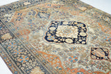 Antique Mohtasham Kashan Rug 4'4" x 6' 3"