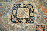 Antique Mohtasham Kashan Rug 4'4" x 6' 3"