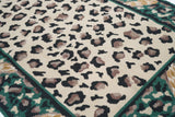 Hand Knotted Needle Point Wool Rug 2'6'' x 9'11''