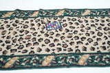 Hand Knotted Needle Point Wool Rug 2'6'' x 9'11''