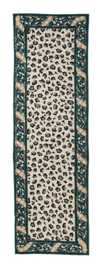Hand Knotted Needle Point Wool Rug 2'5'' x 8'0