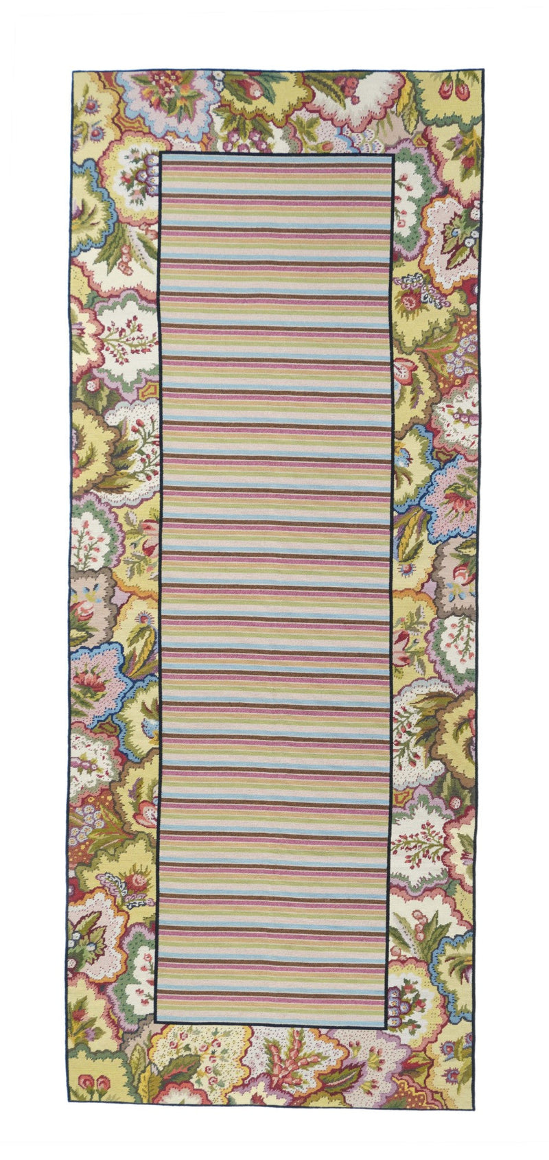 Hand Knotted Needle Point Wool Rug 3'0