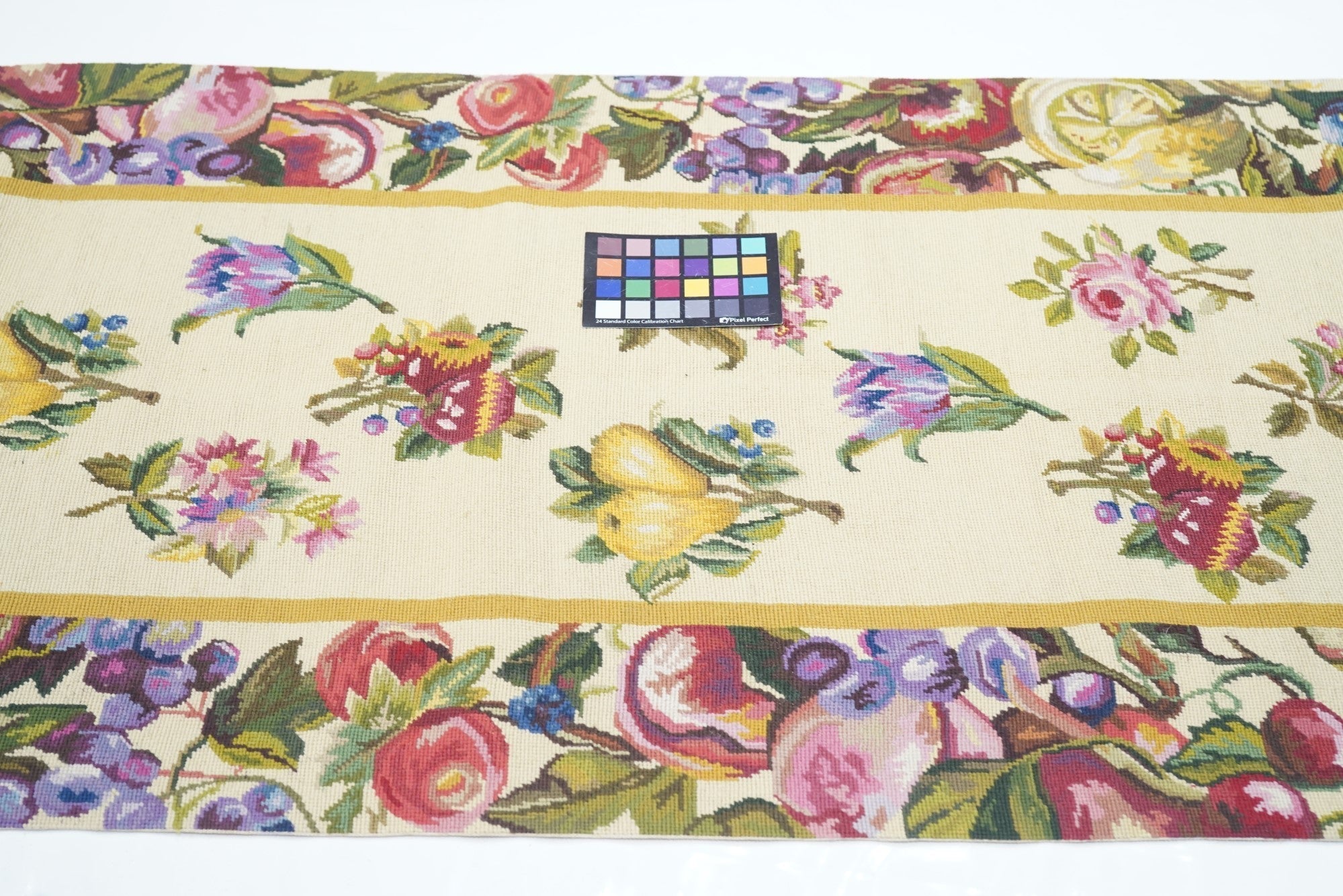 Hand Knotted Needle Point Wool Rug 2'5'' x 10'0"
