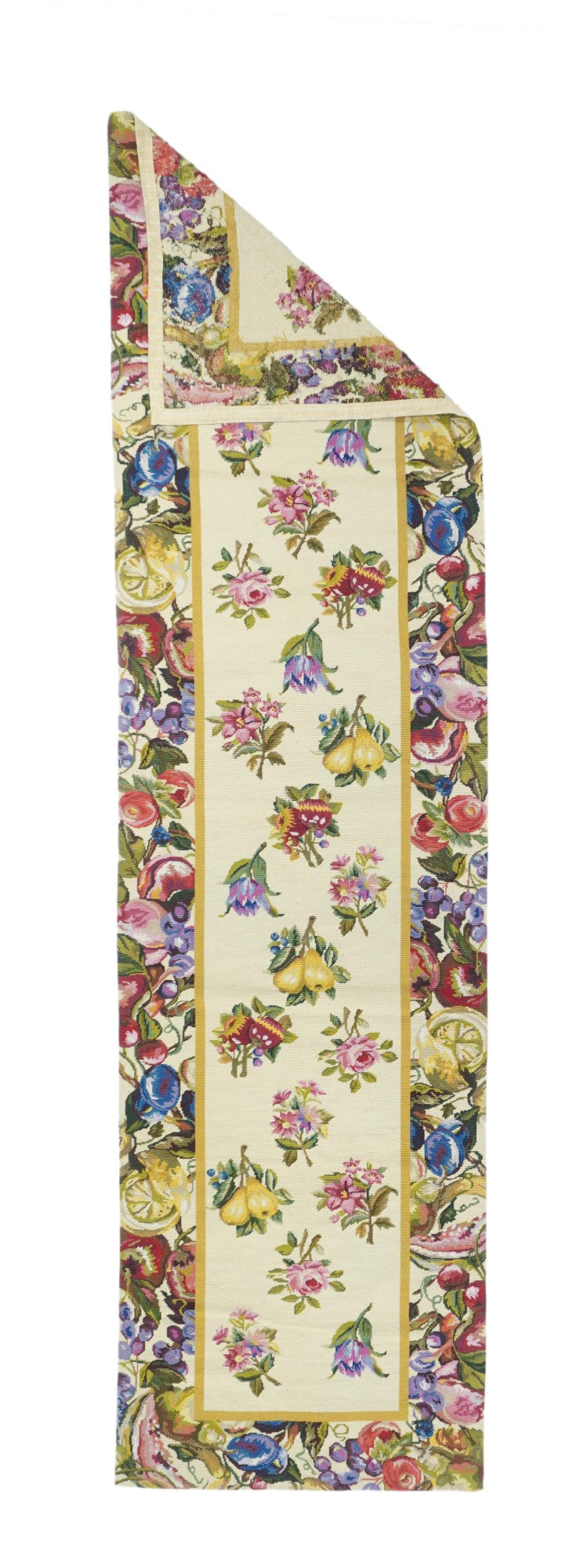 Hand Knotted Needle Point Wool Rug 2'5'' x 10'0"