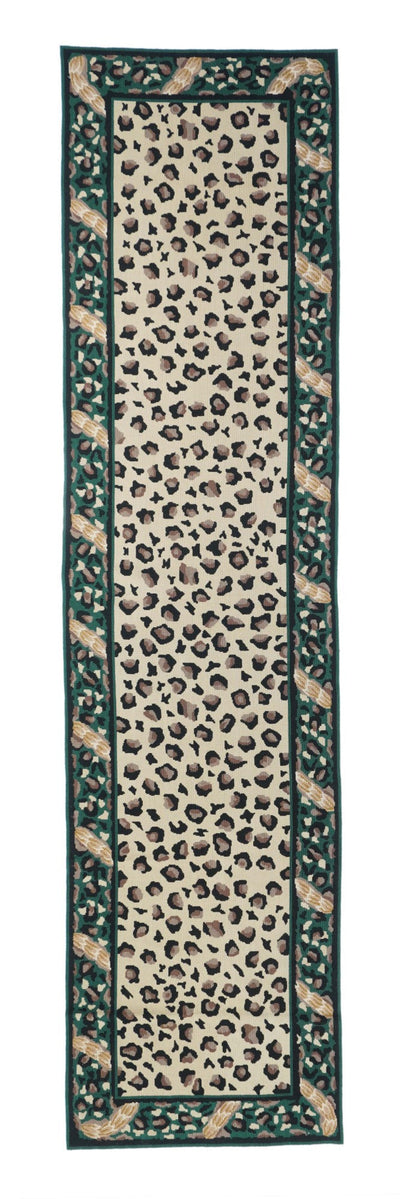 Hand Knotted Needle Point Wool Rug 2'5'' x 10'0