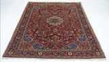 Fine Antique  Sarouk Rug 4'2'' x 6'6''