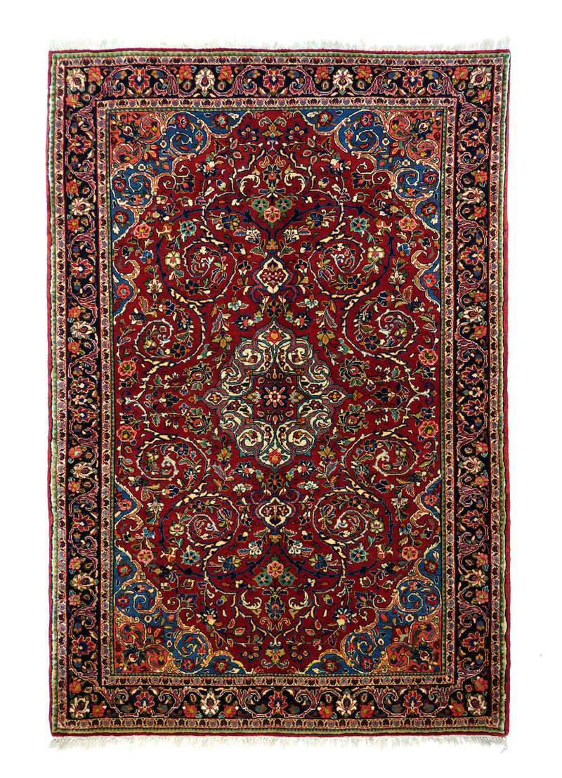 Fine Antique  Sarouk Rug 4'2'' x 6'6''
