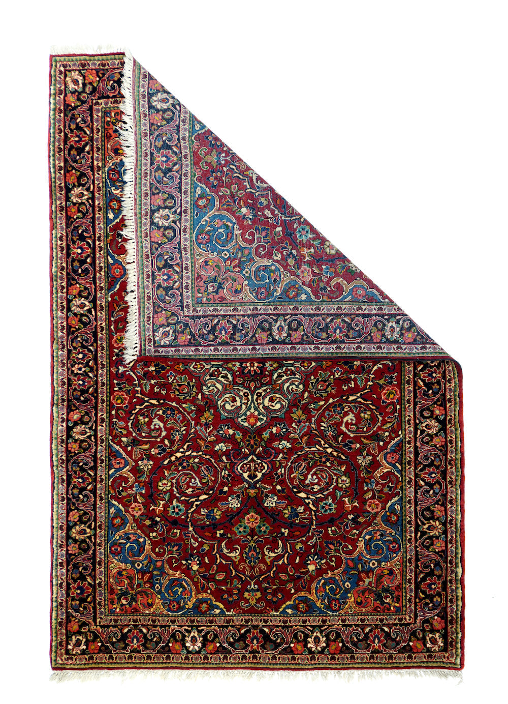 Fine Antique  Sarouk Rug 4'2'' x 6'6''