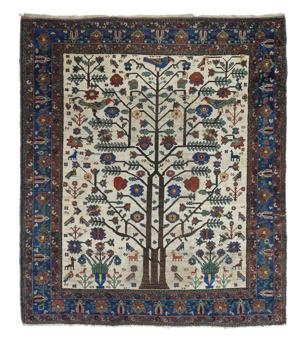 Antique Afshar Rug 5'2'' x 6'4''