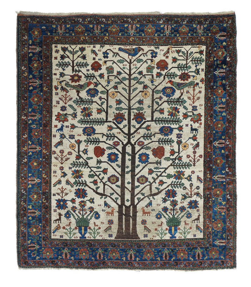 Antique Afshar Rug 5'2'' x 6'4''