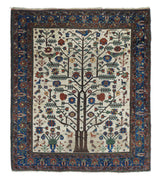 Antique Afshar Rug 5'2'' x 6'4''