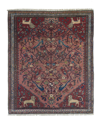 Antique Malayer Rug 5'4'' x 6'4''
