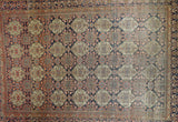 Antique Mohtasham Kashan Rug 7'6'' x 10'3''