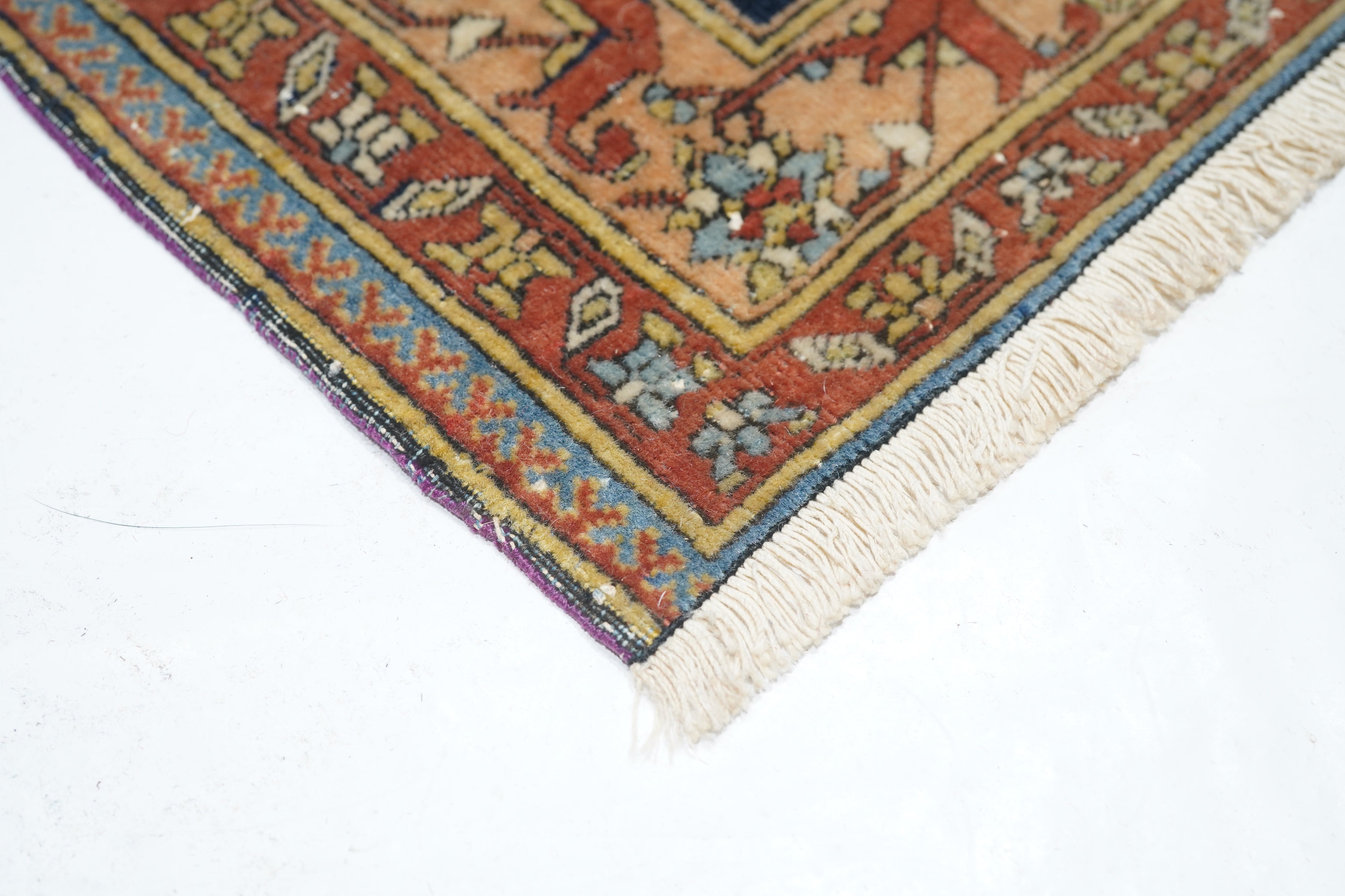Antique Mohtasham Kashan Rug 7'6'' x 10'3''