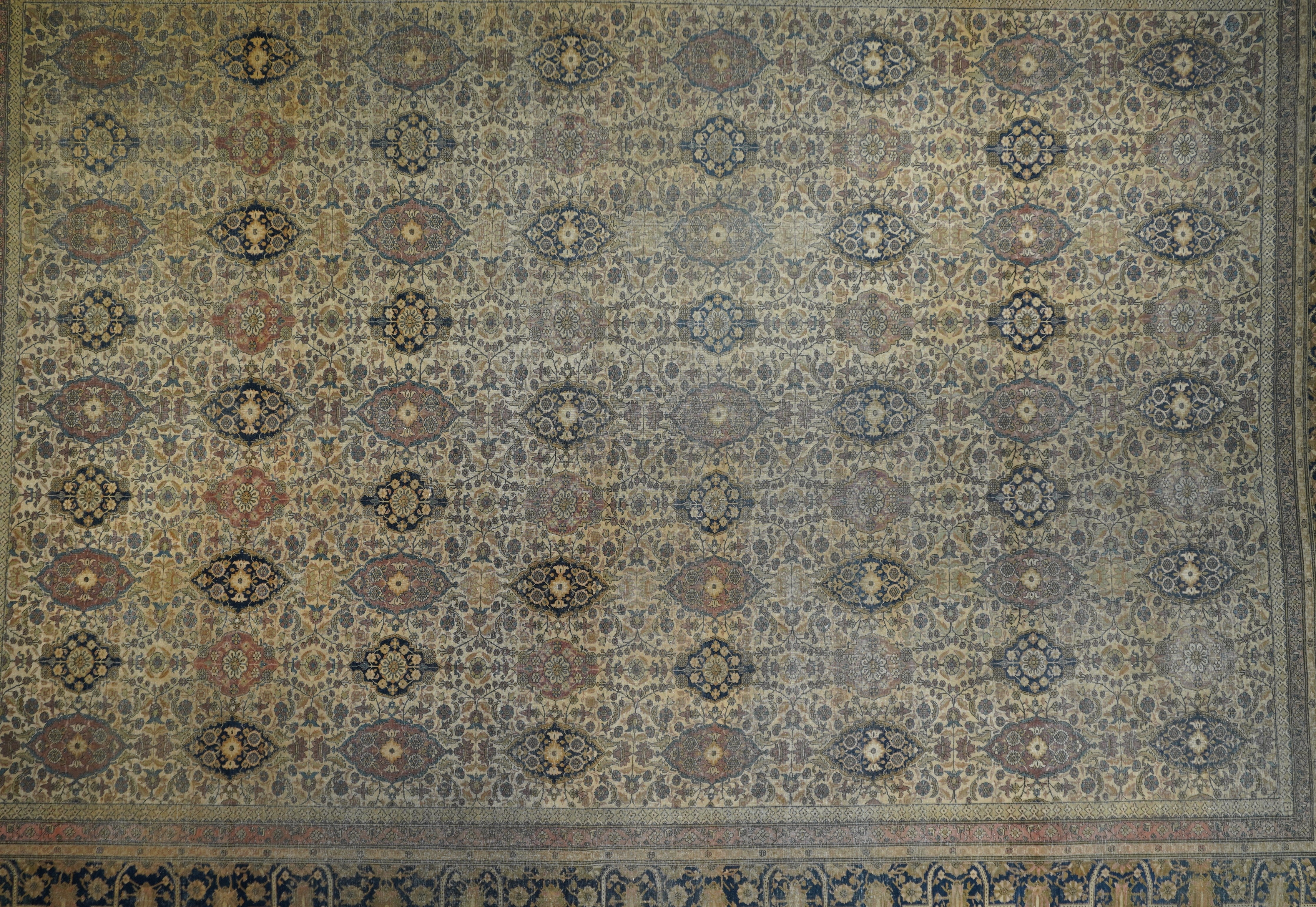 Antique Kashan Rug 10'3'' x 13'6''