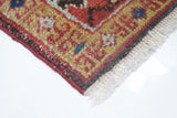Antique Heriz Rug 4'4'' x 5'0"