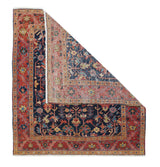 Antique Heriz Rug 4'4'' x 5'0"